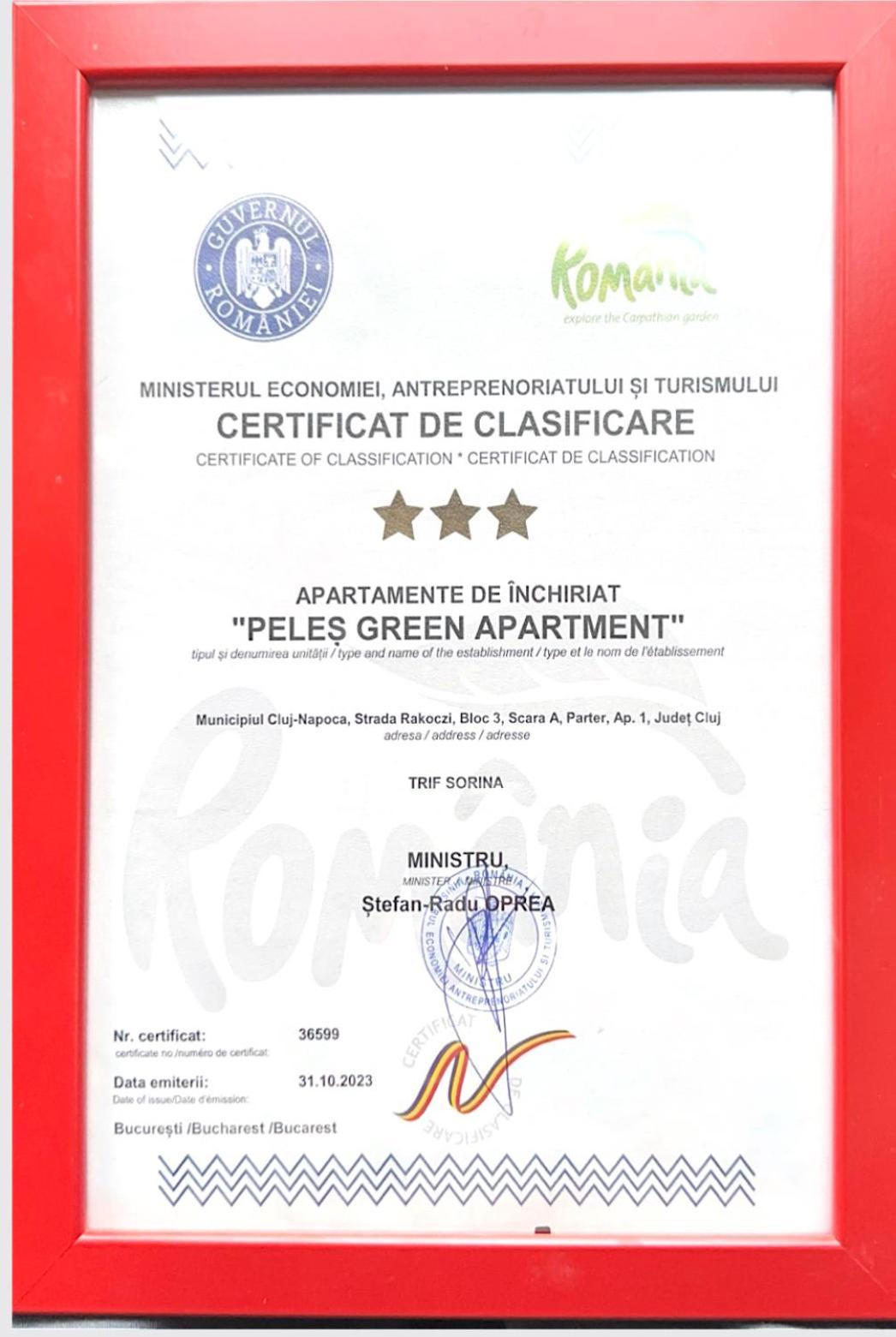 Peles Green Apartment & Piano Kluž Exteriér fotografie